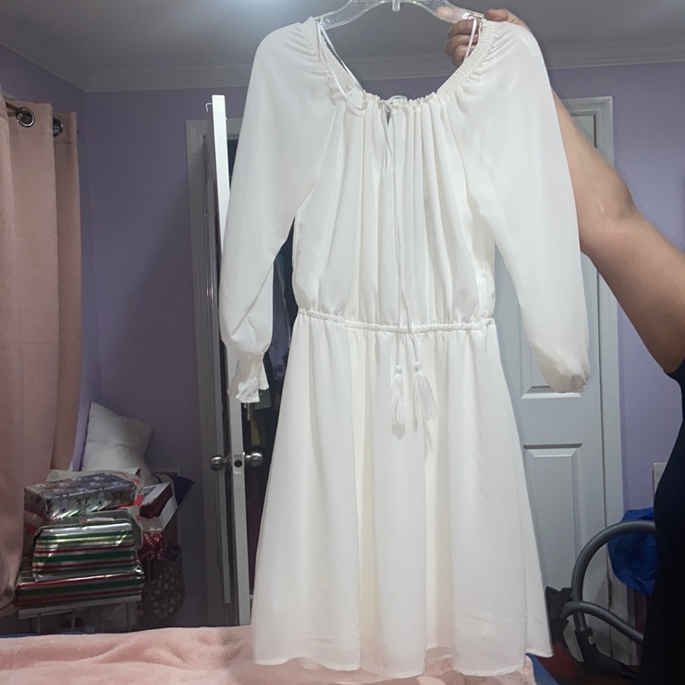 White dress